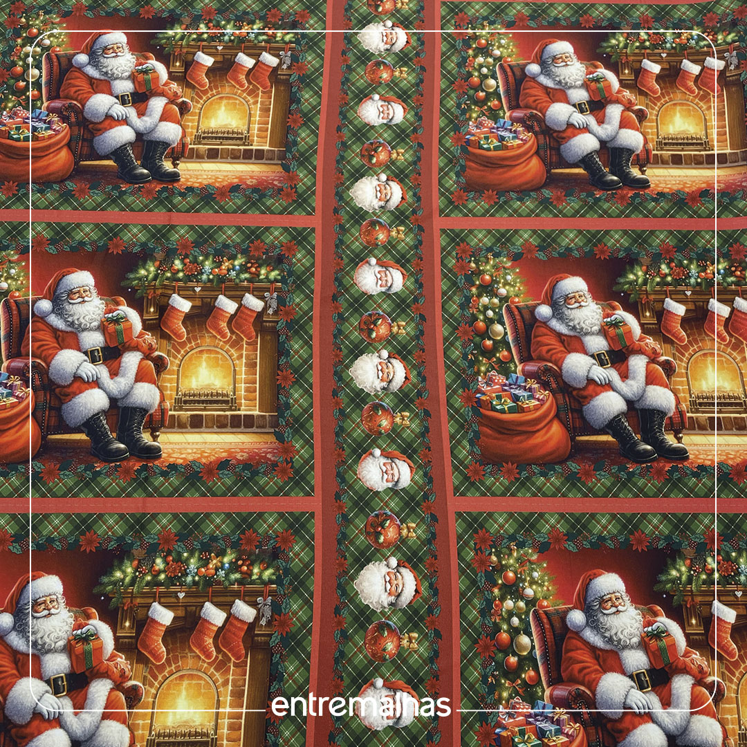 Tecido Tricoline Natal - Estampado Ref.:858136