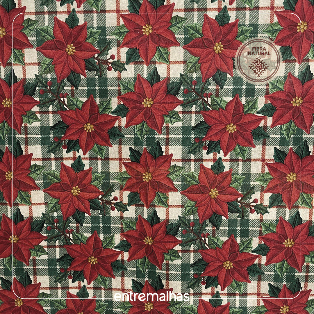 Tecido Tricoline Natal Ref.:858136