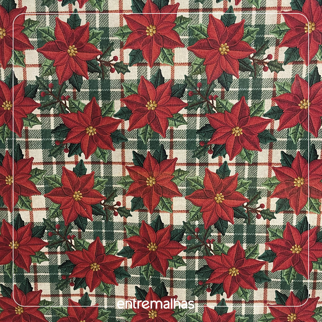 Tecido Tricoline Natal Ref.:858136