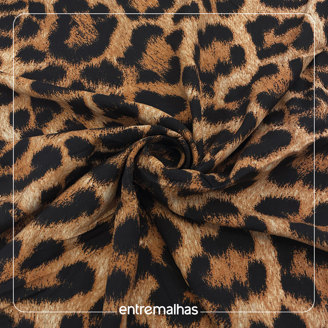 Tecido Viscose Estampada - Ref.:859317