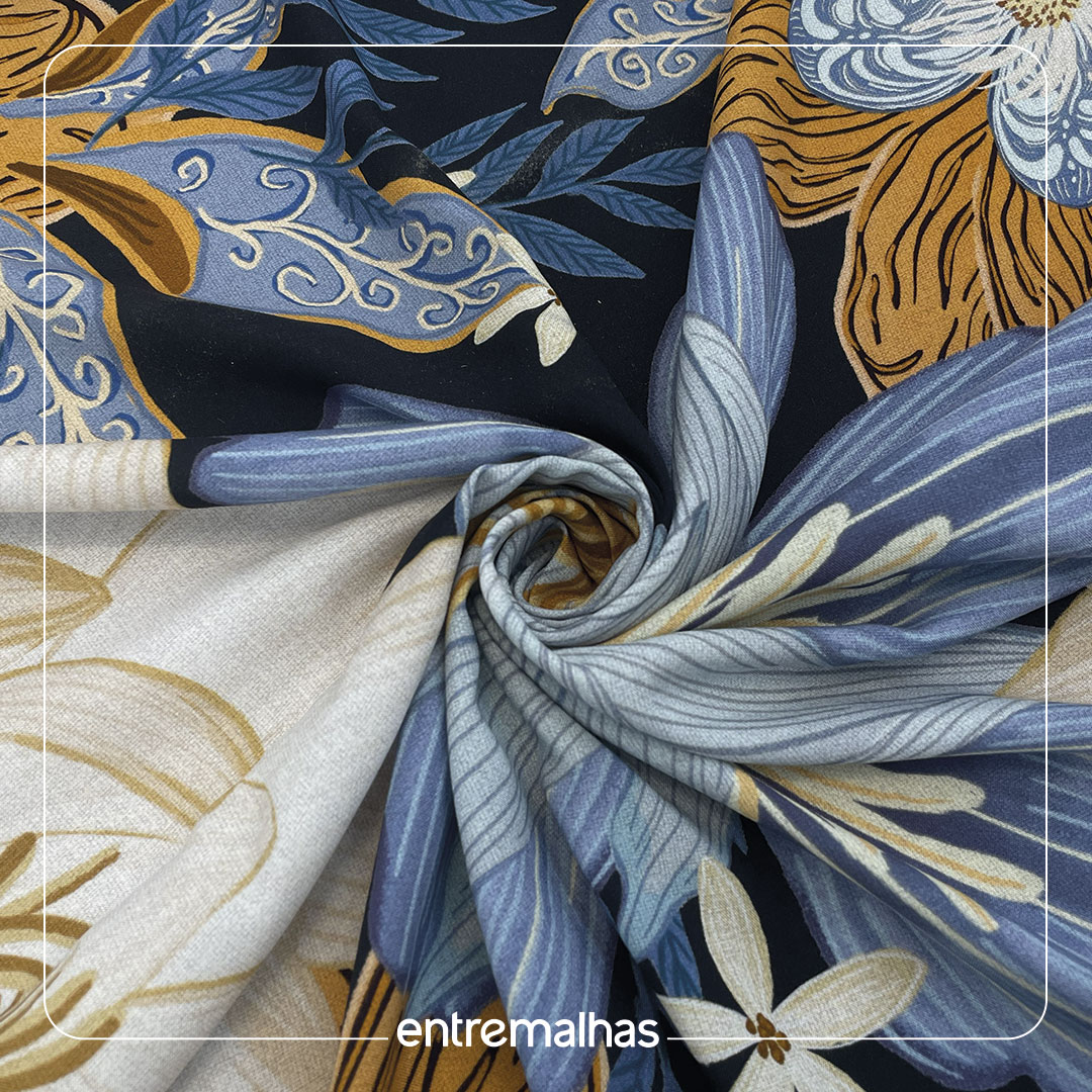 Tecido Viscose Estampada Ref.:859317