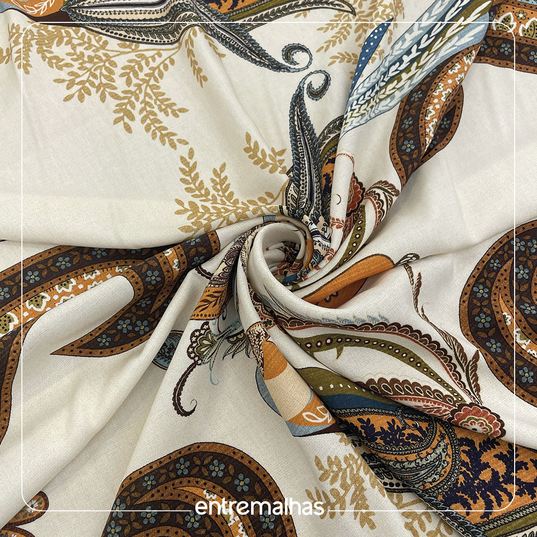 Tecido Viscose Estampada Ref.:859317