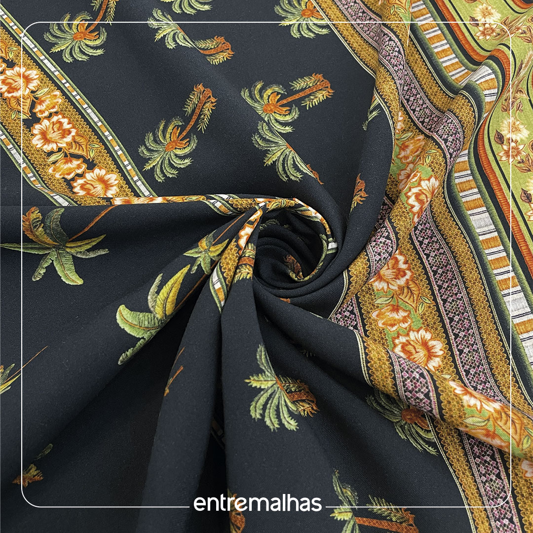 Tecido Viscose Estampada Ref.:859317