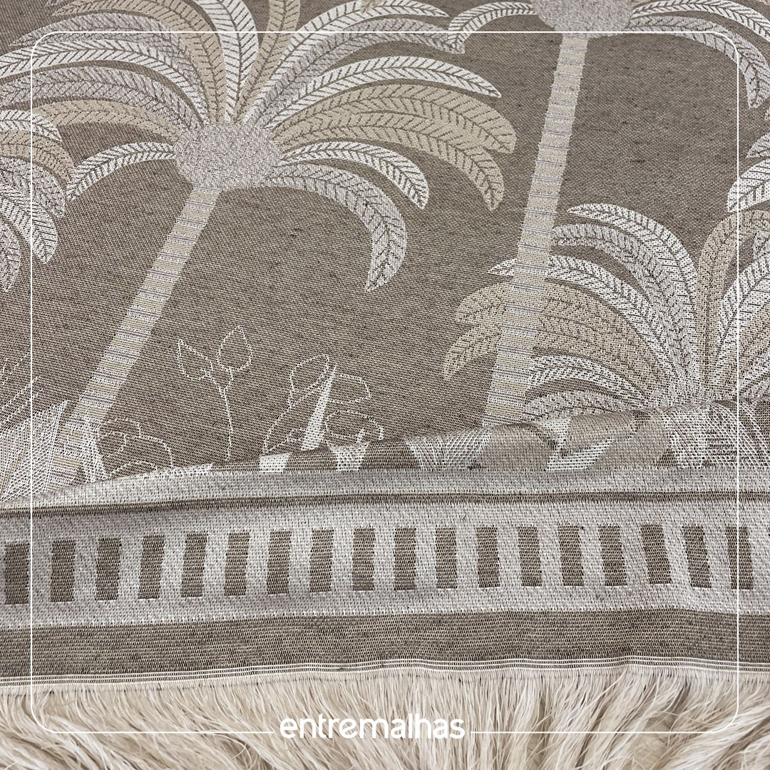 Tecido Jacquard Para Mantas - Ref.:859551