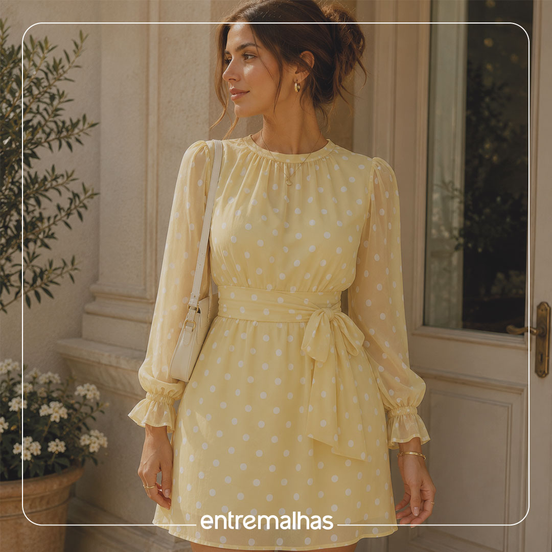 Tecido Crepe Chiffon Animal Skin - Amarelo Ref.:722203