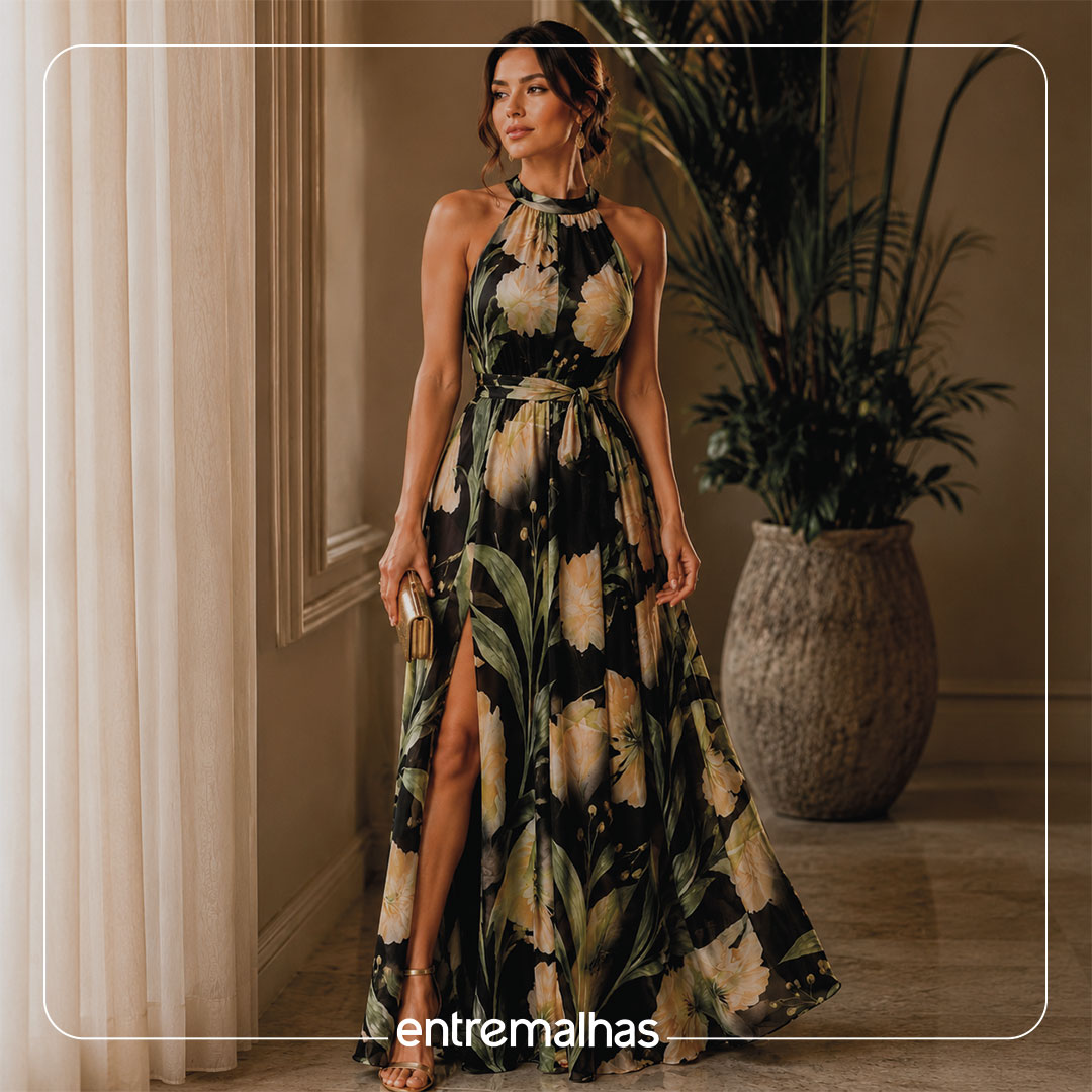 Crepe Seda Premium - Estampado Ref.: 722204