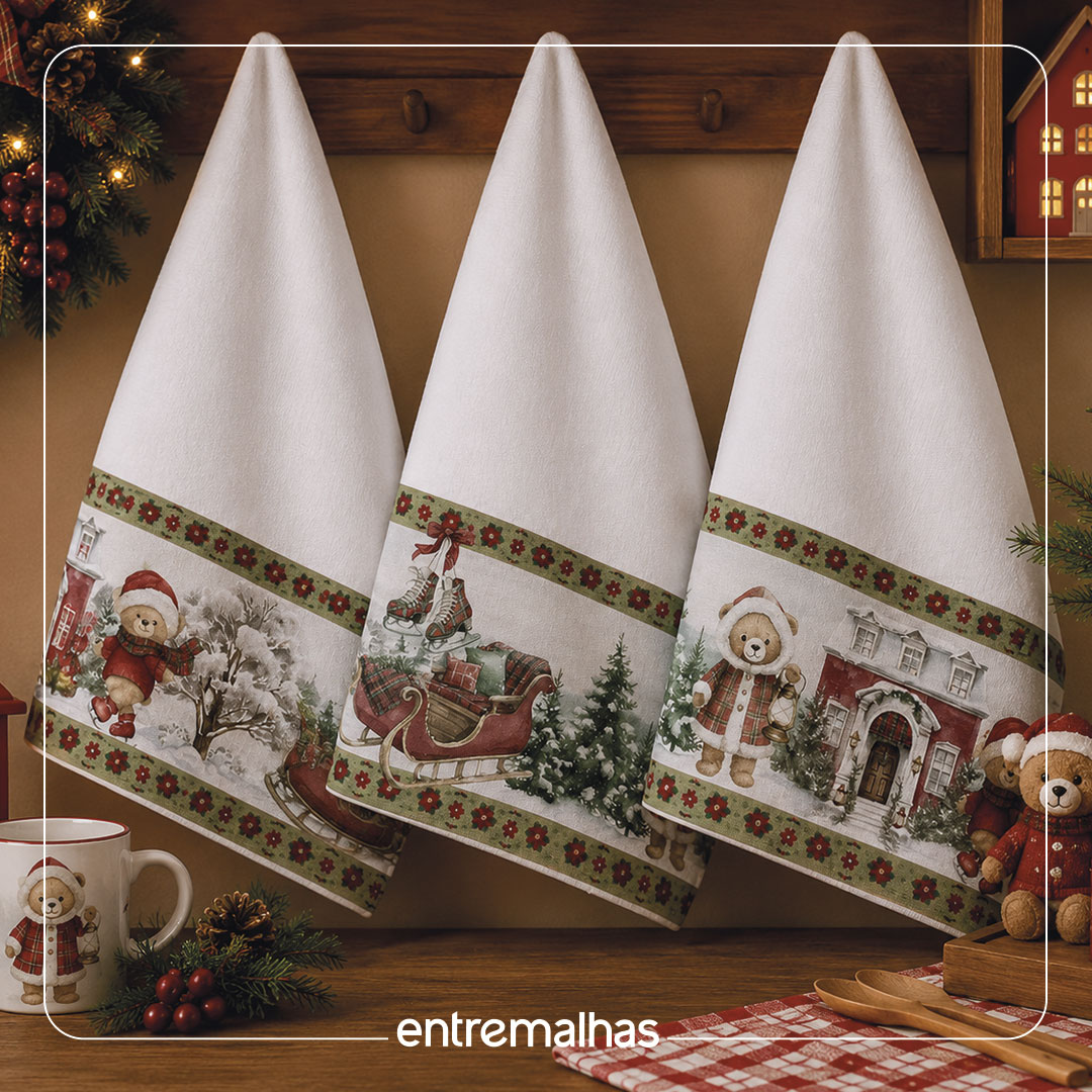 Tecido Tricoline Natal - Estampado Ref.:858136