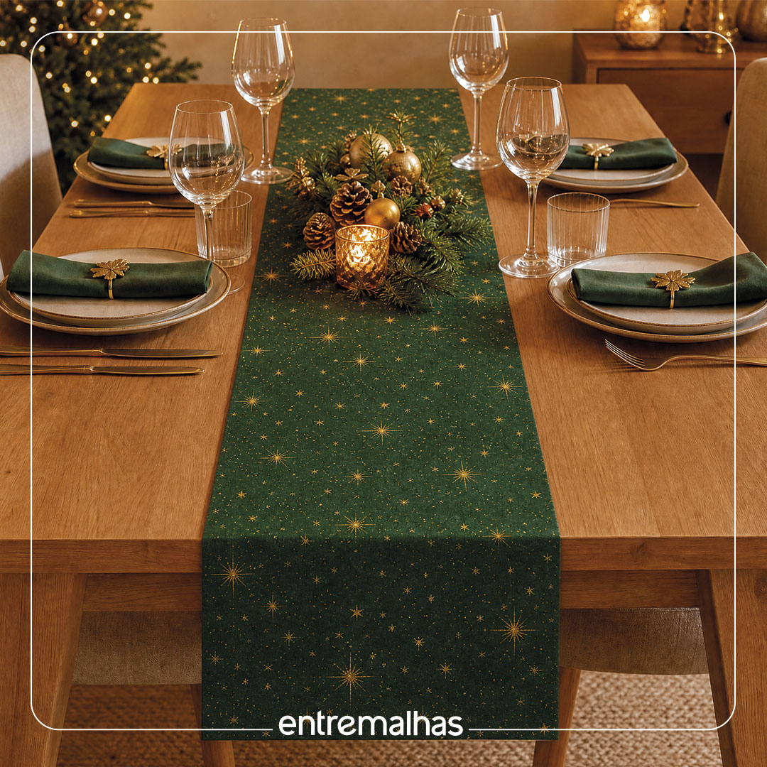 Tecido Natal Glitter - Verde  Ref.:860093
