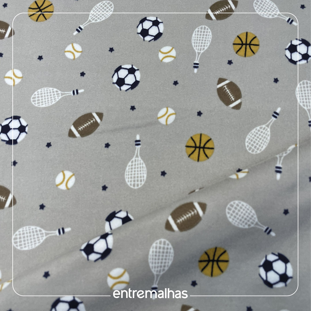 Malha Suede Estampada - Ref.:320853