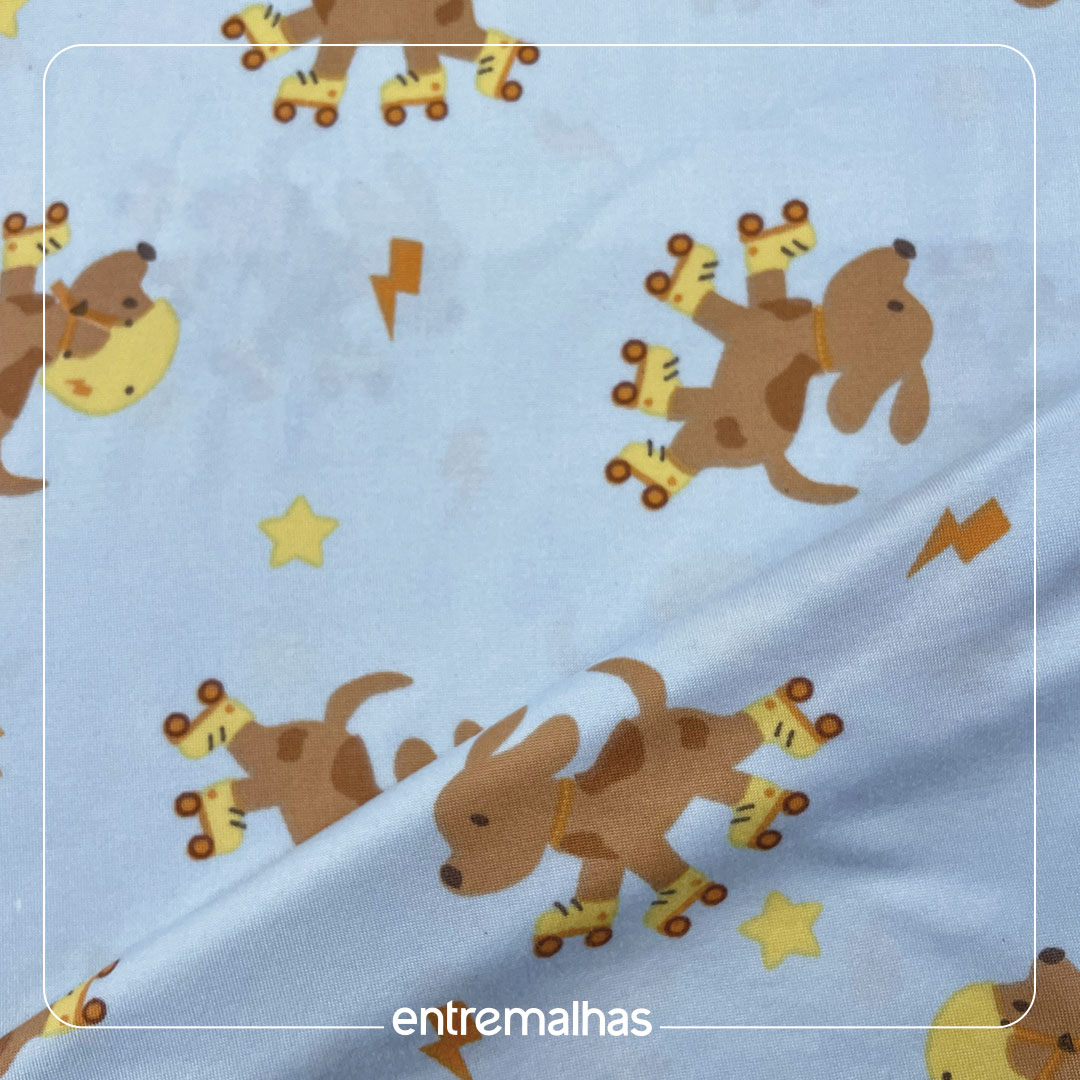 Malha Suede Estampada - Ref.:320853