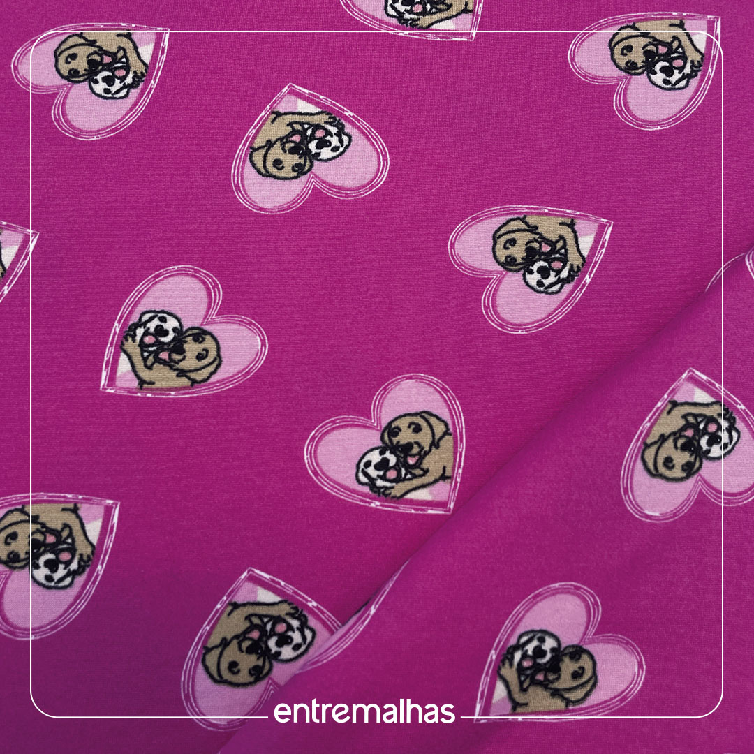 Malha Suede Estampada - Ref.:320853