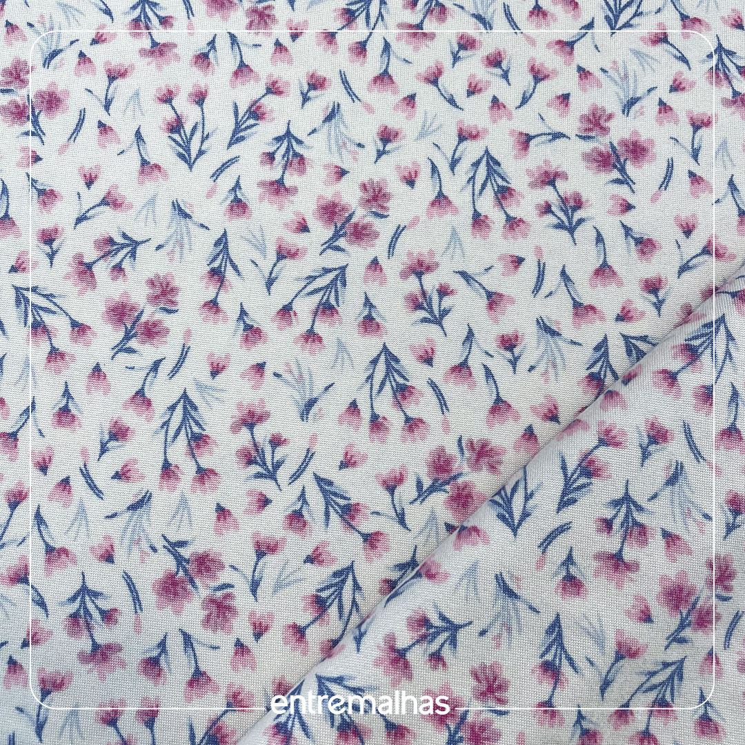 Malha Suede Estampada - Ref.:320853