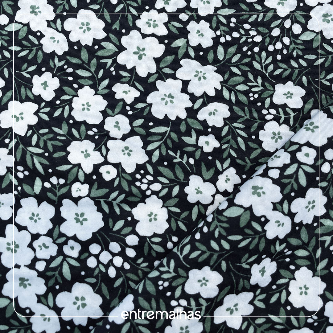 Malha Suede Estampada - Ref.:320853