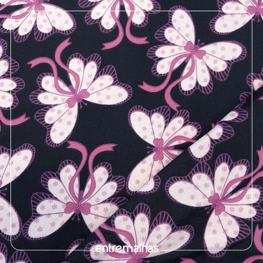 Malha Suede Estampada - Ref.:320853
