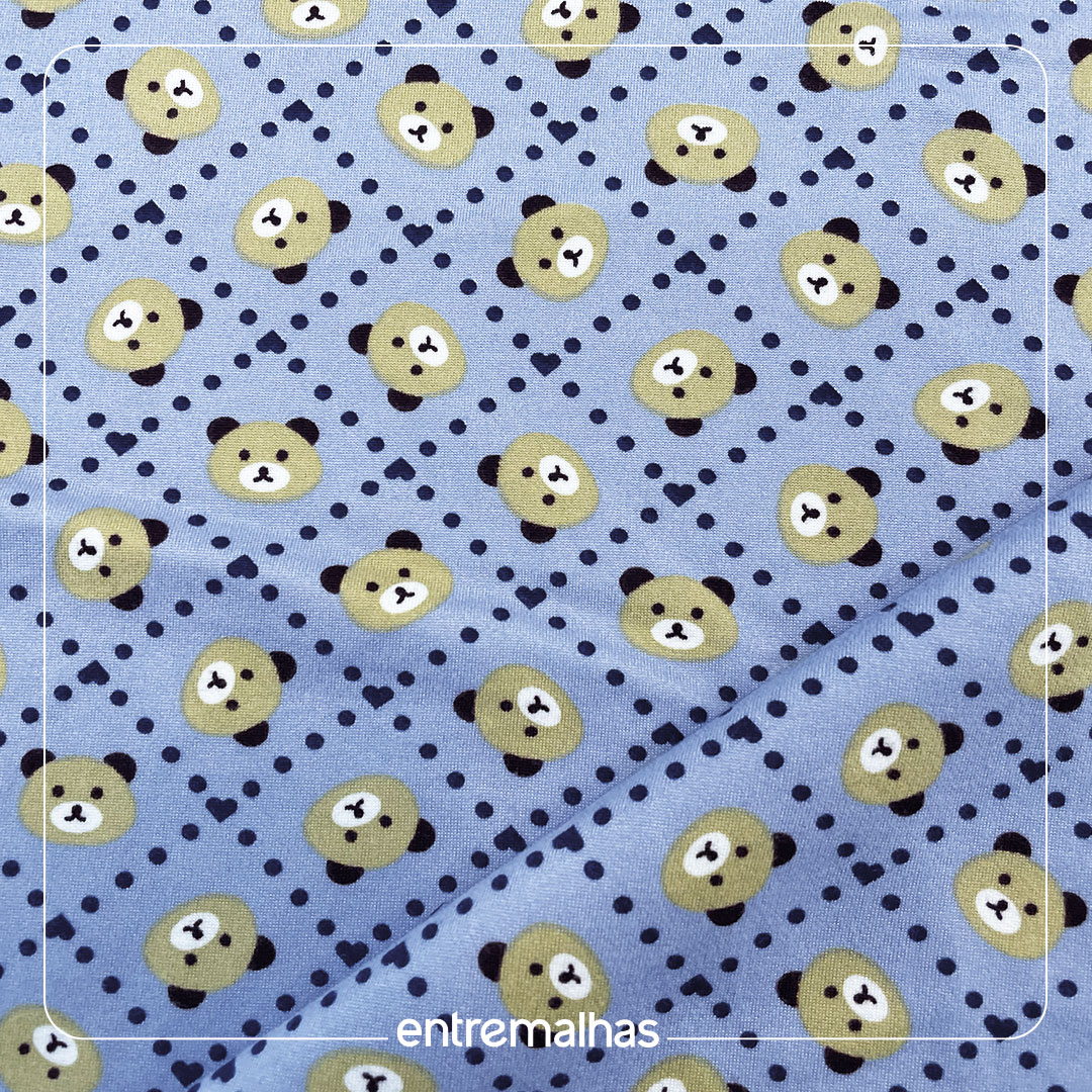 Malha Suede Estampada - Ref.:320853