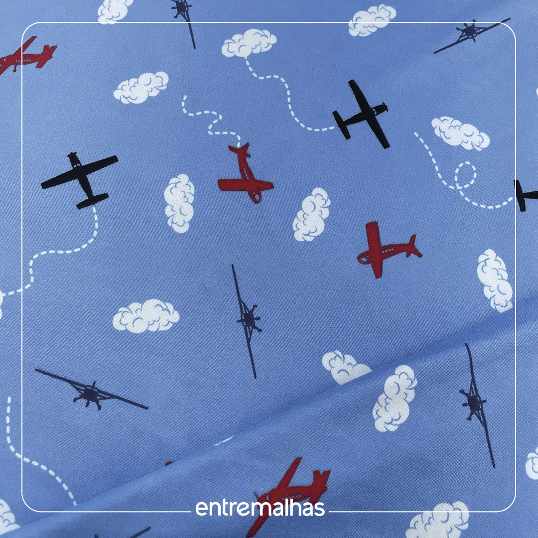 Malha Suede Estampada - Ref.:320853
