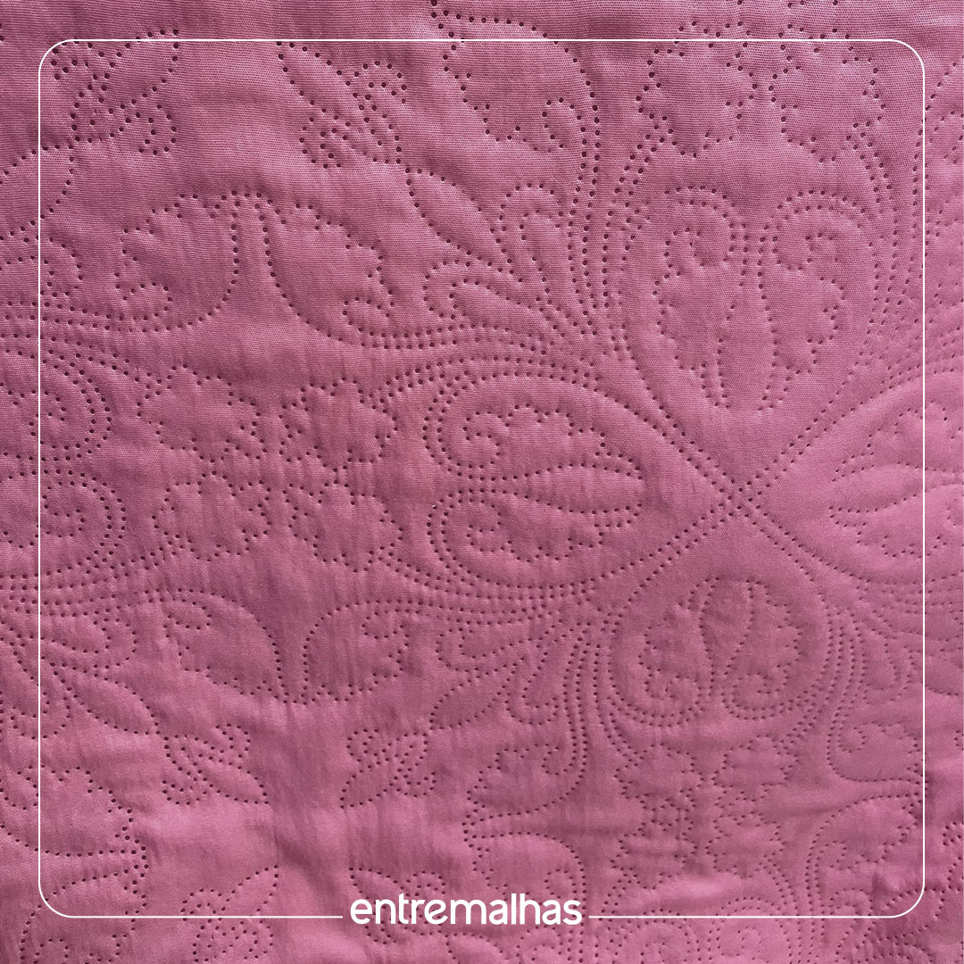 Tecido Matelassê Microfibra - Rosa Ref.:858010