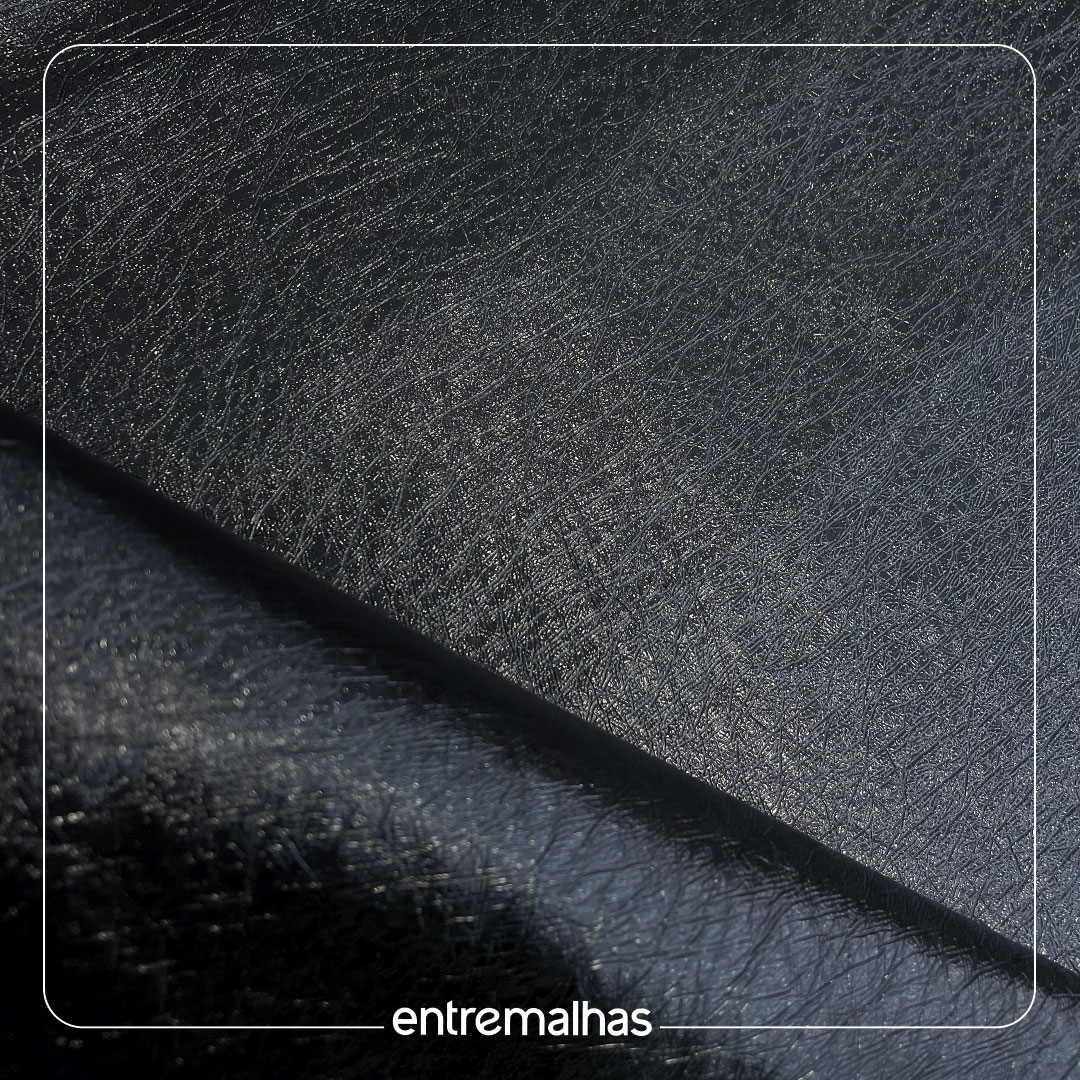 Corino Poliuretano Marmorizado - Preto Ref.:860096
