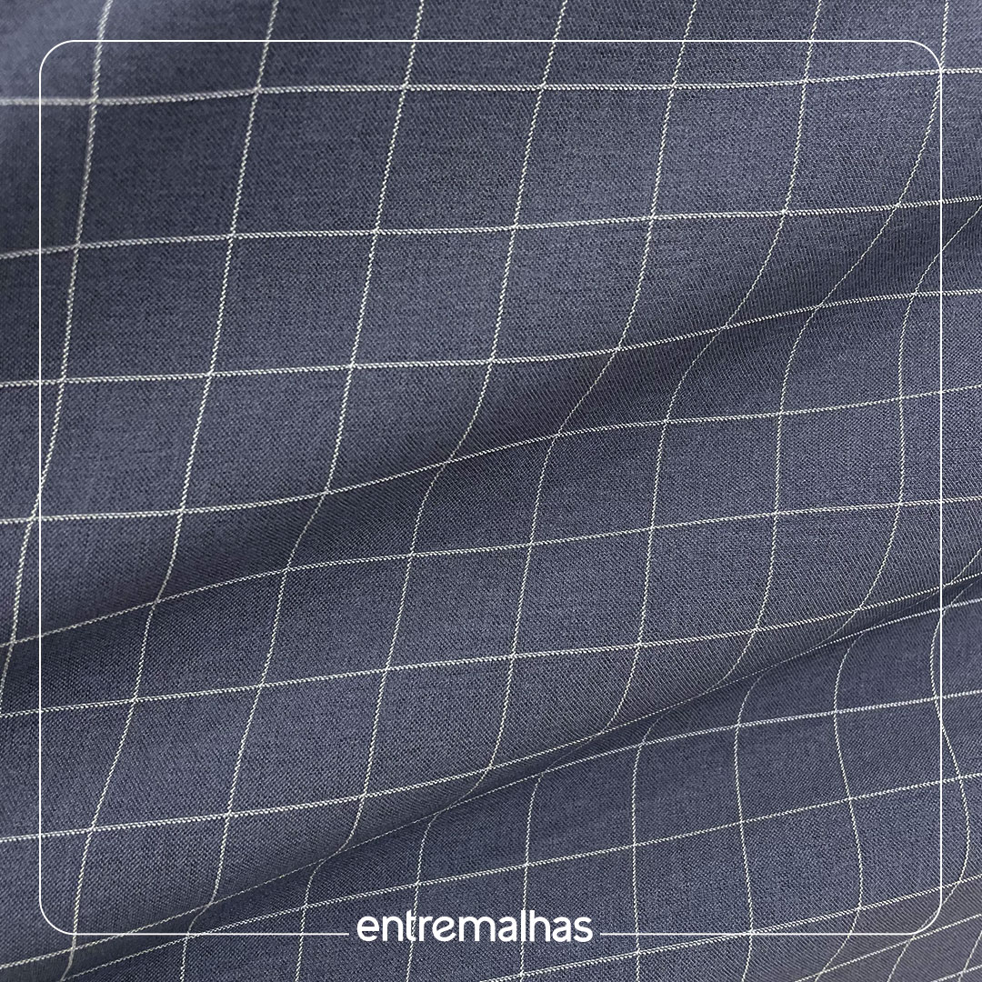 Tecido Alfaiataria Twill Melange - Cinza Ref.:860105