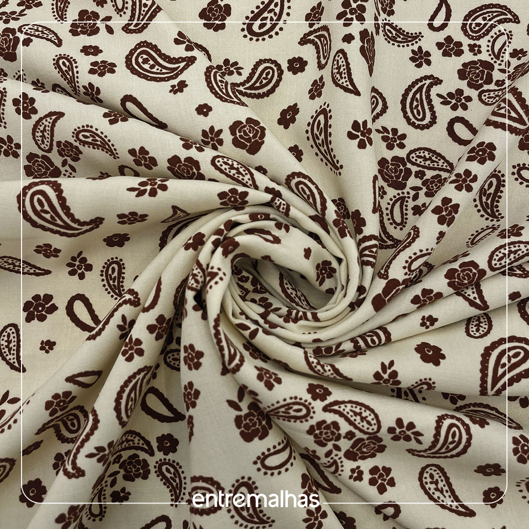 Tecido Viscose Estampada Ref.:859317