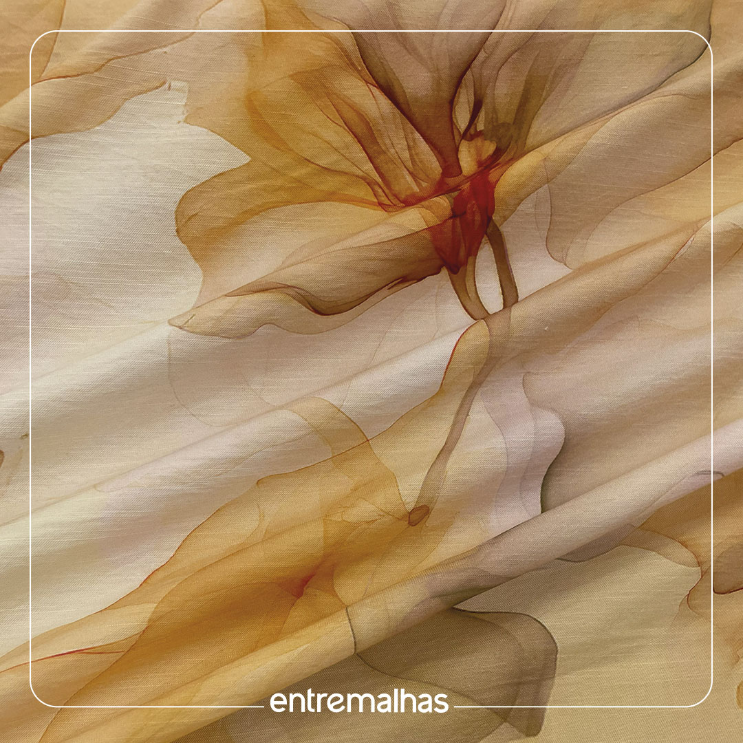 Tecido Solaris Digital - Amarelo Ref.:860065