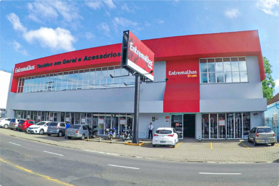 Imagem externa da Loja Entremalhas