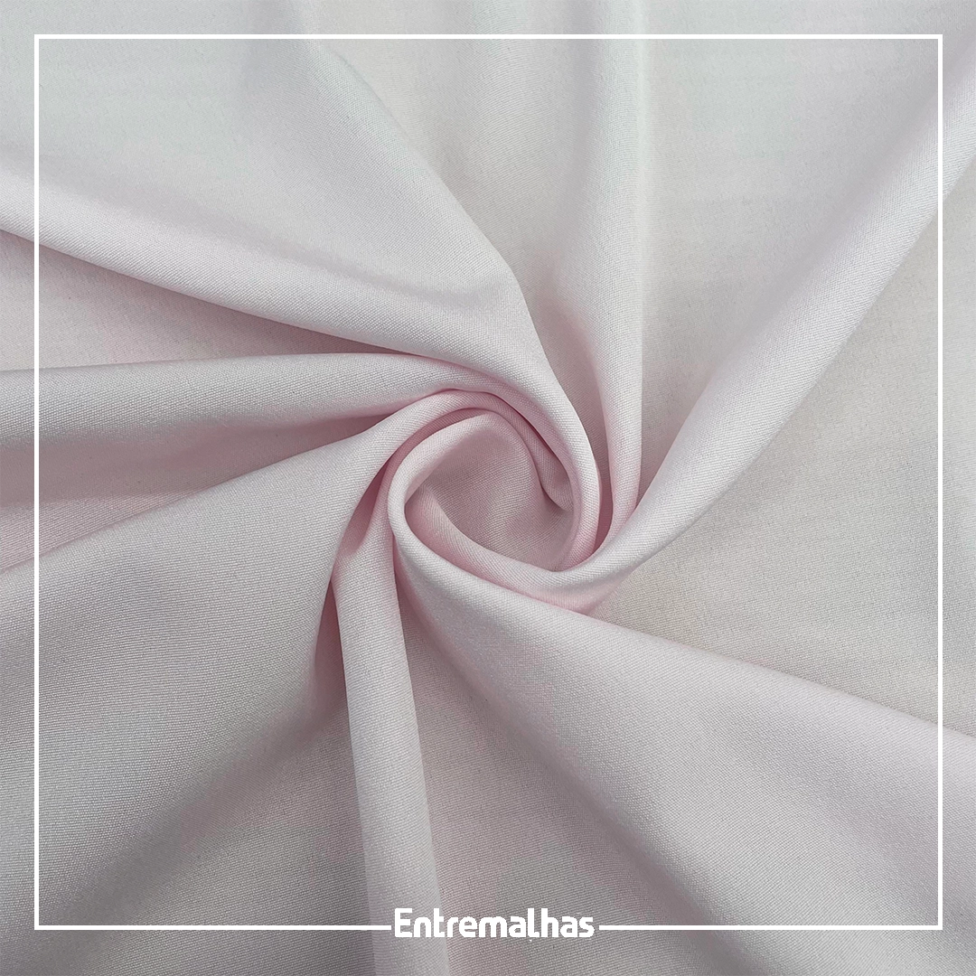 Tecido Oxfordine Com Elastano Rosa