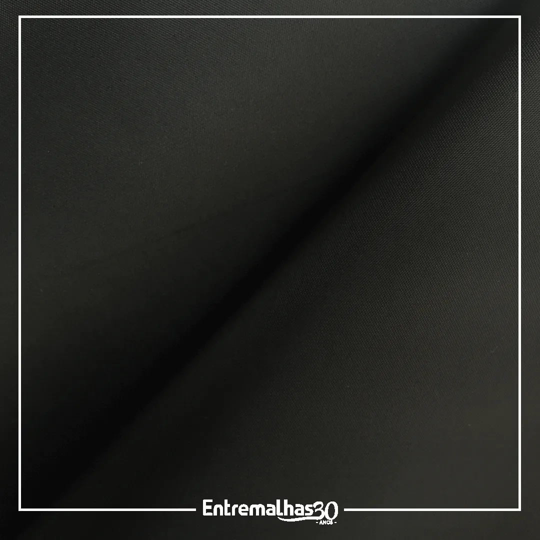 Tecido Nylon Capa Impermeável Preto