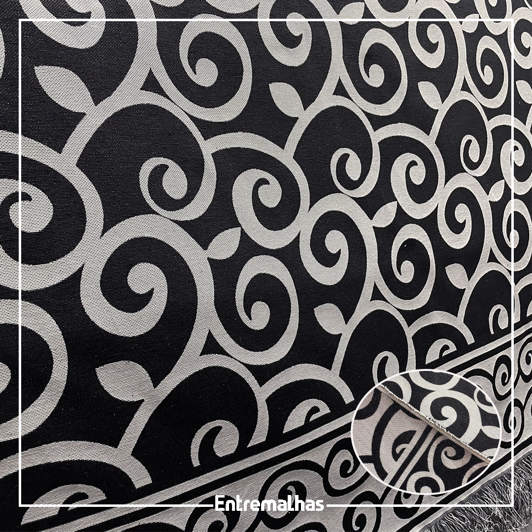 Tecido Jacquard Para Mantas E Almofadas