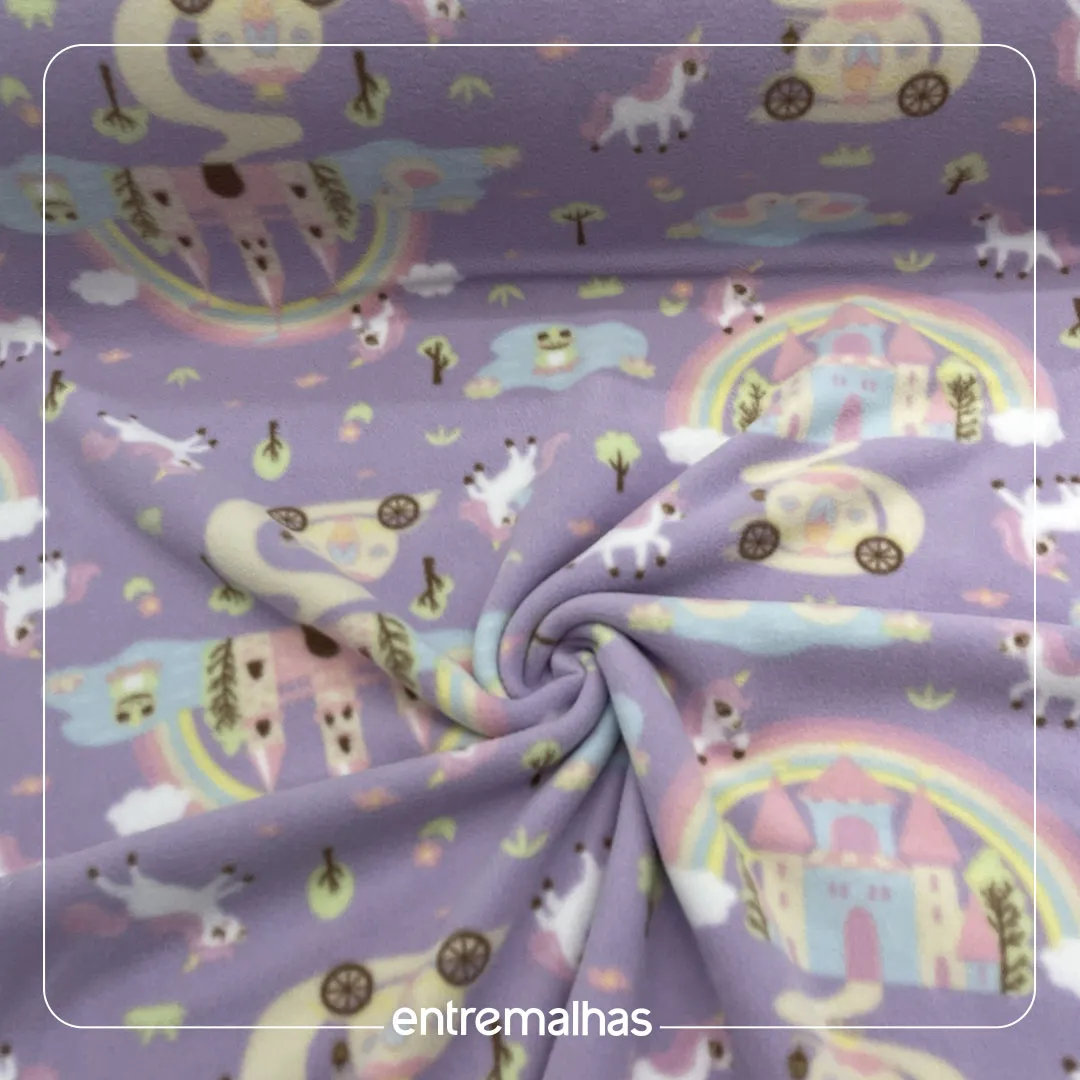 Tecido Soft Microsoft Estampado Múltiplas Cores, Infantil