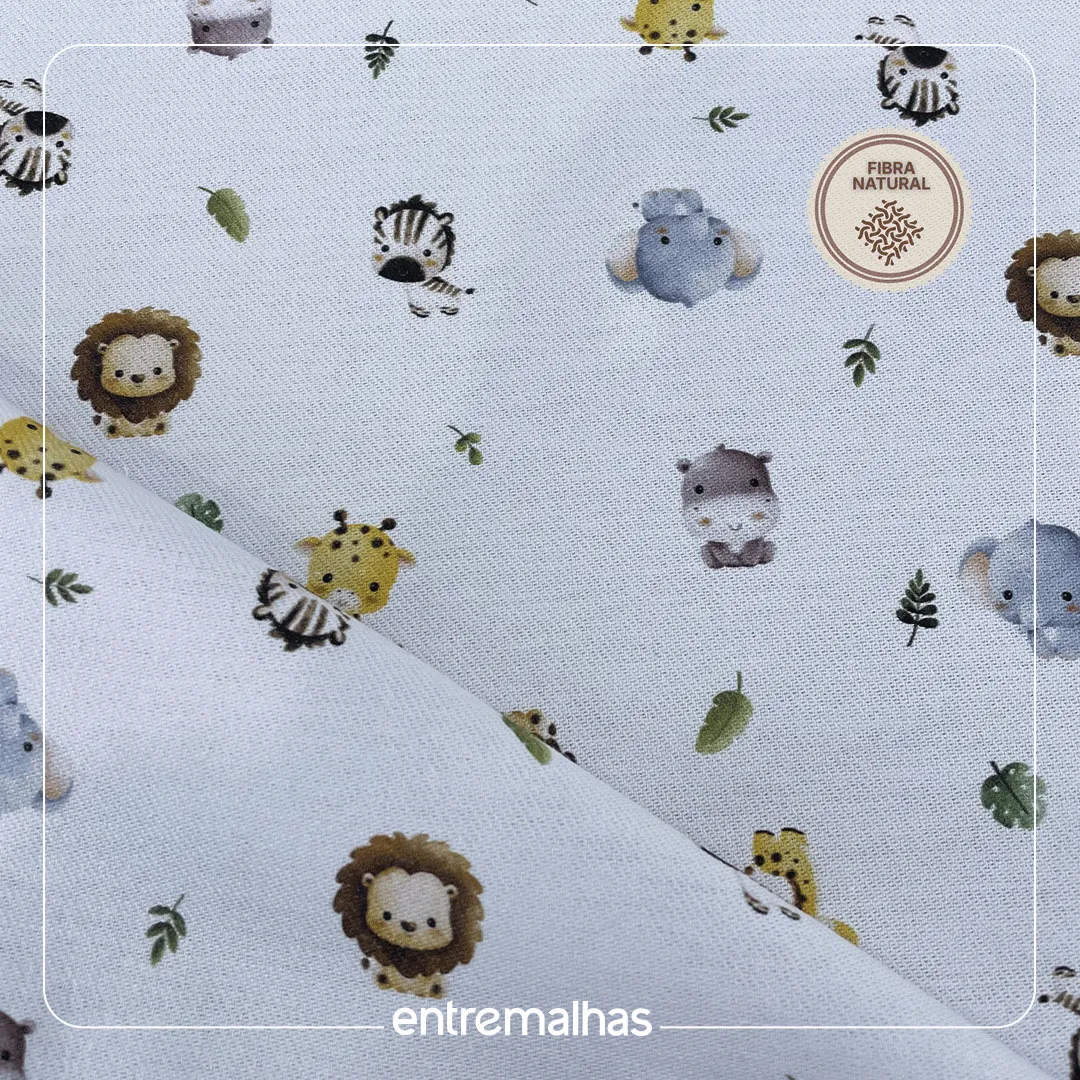 Tecido Sarja Flanelada Estampada, foto 1 de 2