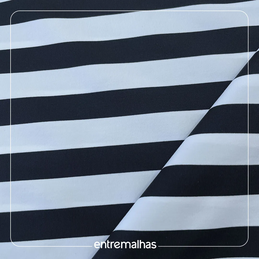 Lycra Estampada Miami Tecido Lycra Miami - Listrado